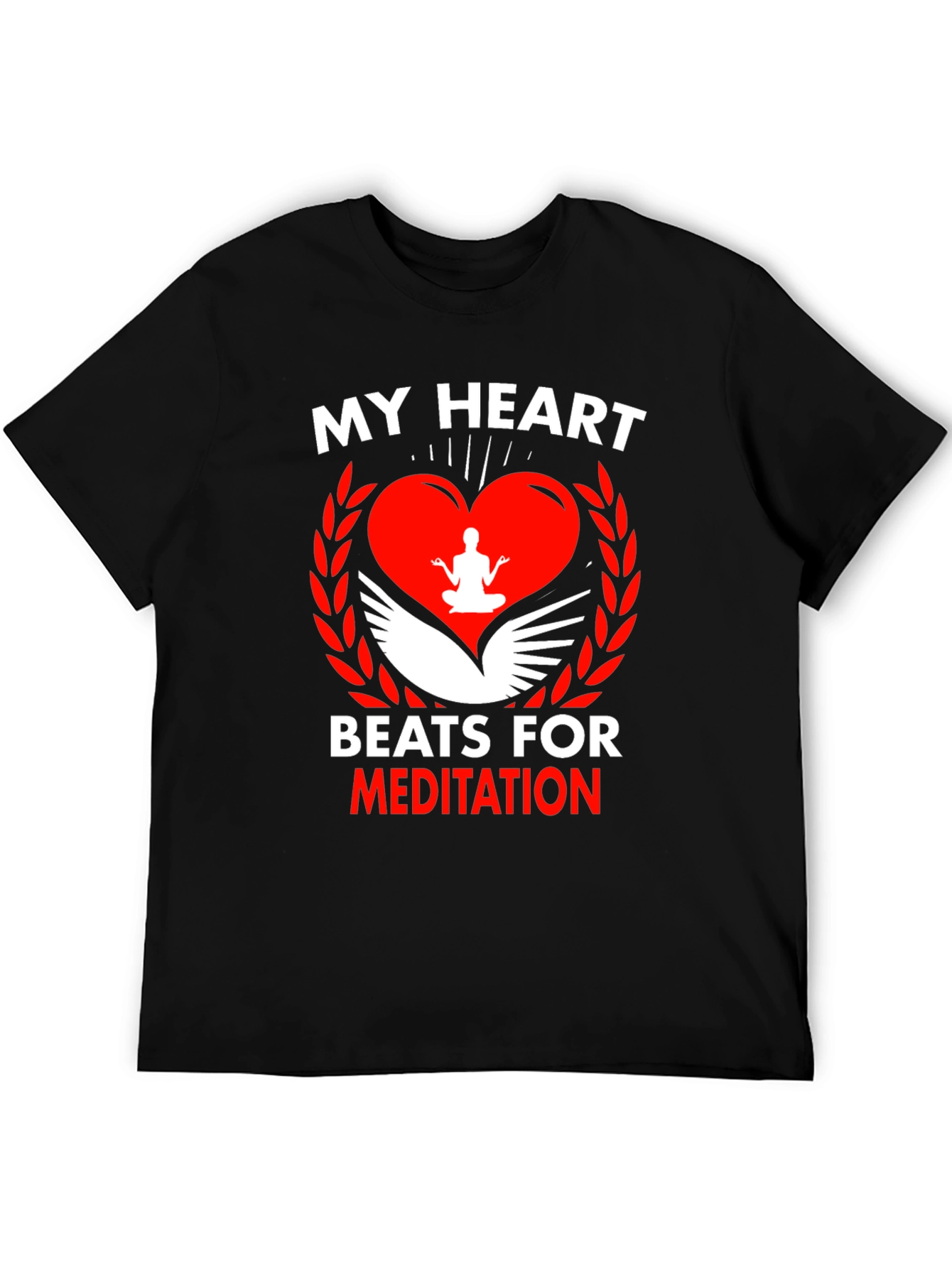 My Heart Beats For Meditation T-Shirt