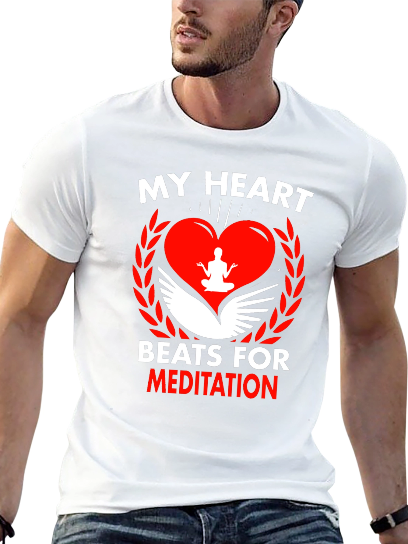 My Heart Beats For Meditation T-Shirt