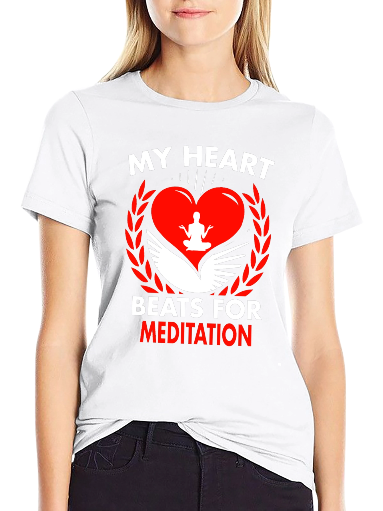 My Heart Beats For Meditation T-Shirt