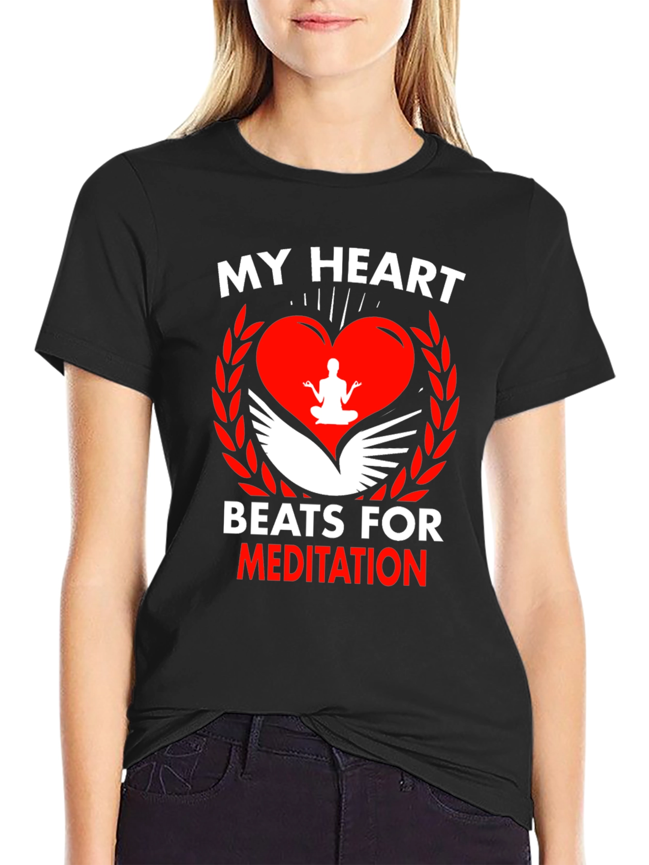 My Heart Beats For Meditation T-Shirt