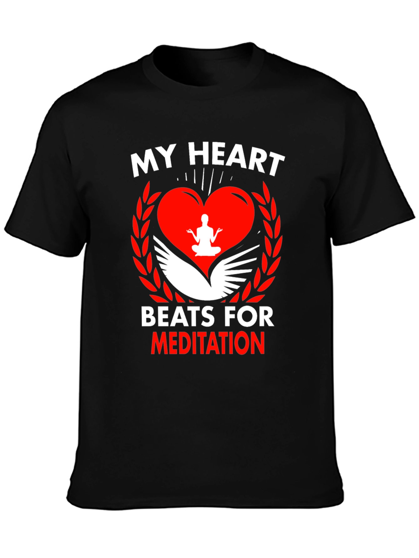 My Heart Beats For Meditation T-Shirt