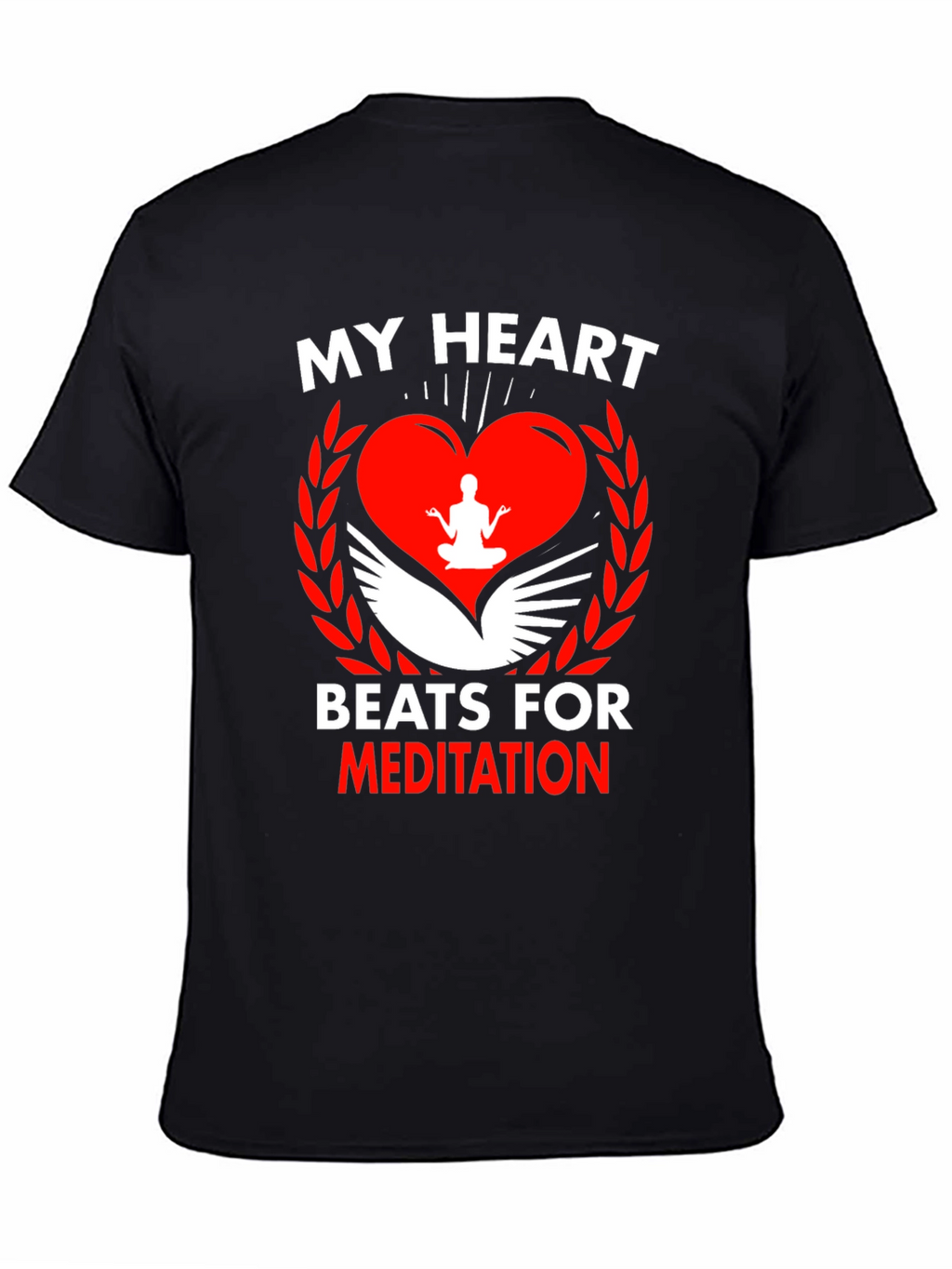 My Heart Beats For Meditation T-Shirt