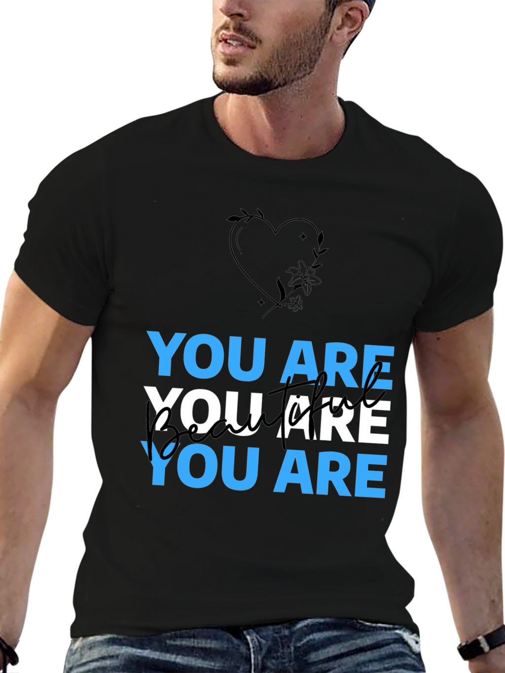 You Are Beautiful Graphic T-Shirt