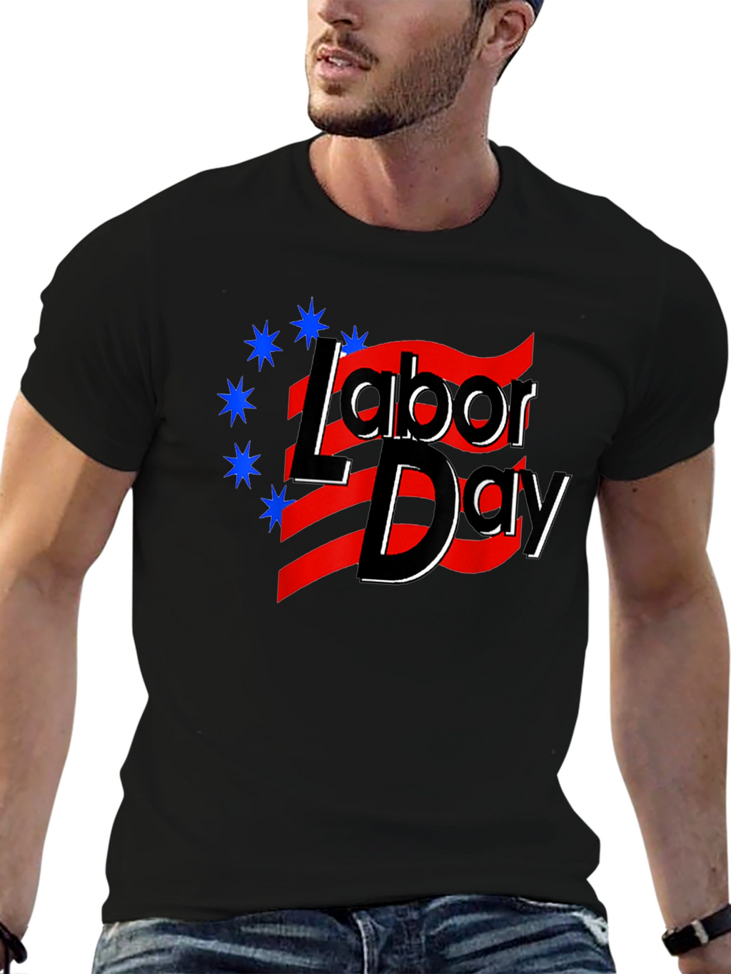 Labor Day T-Shirt - Patriotic Design