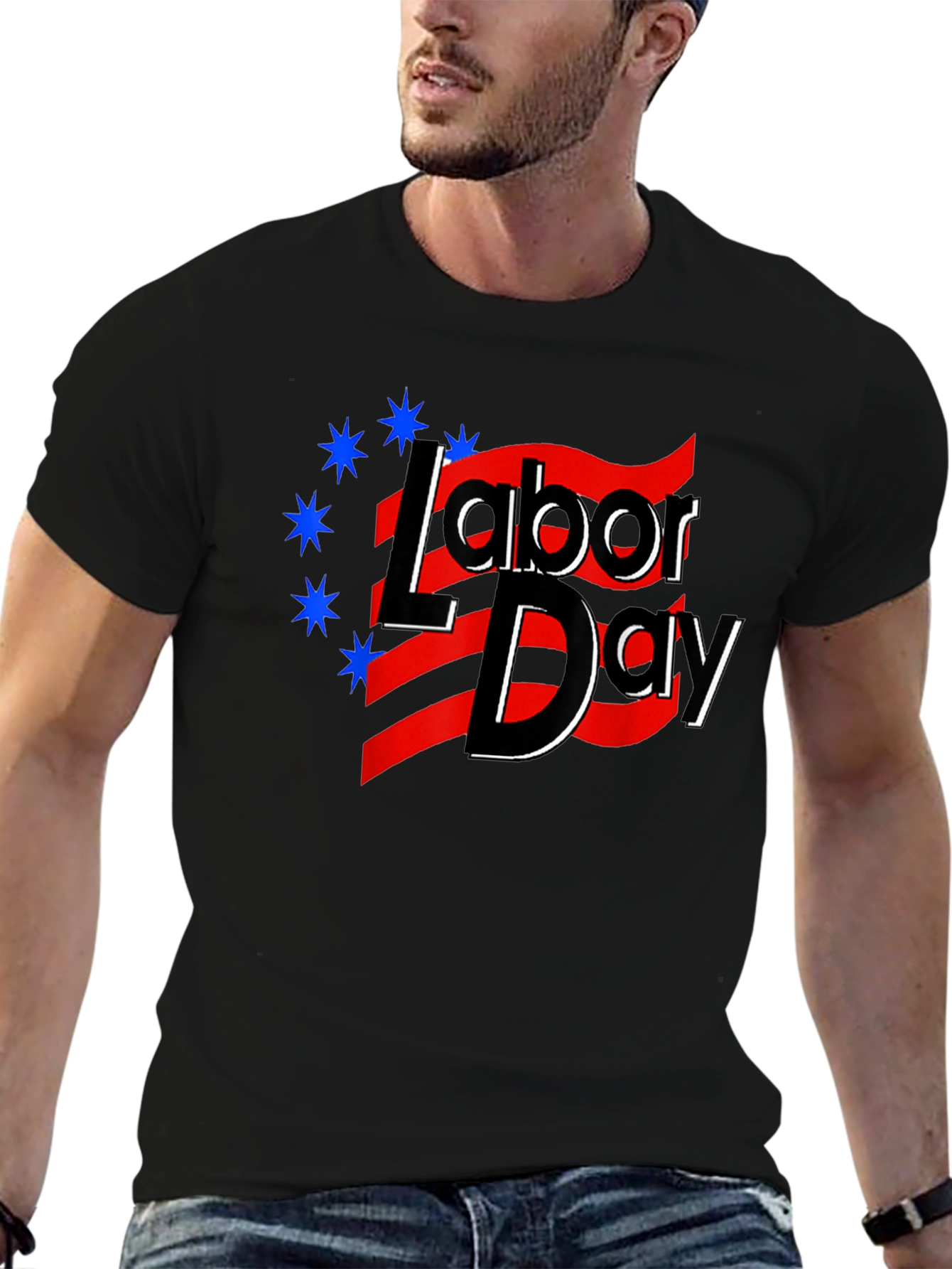 Labor Day T-Shirt - Patriotic Design