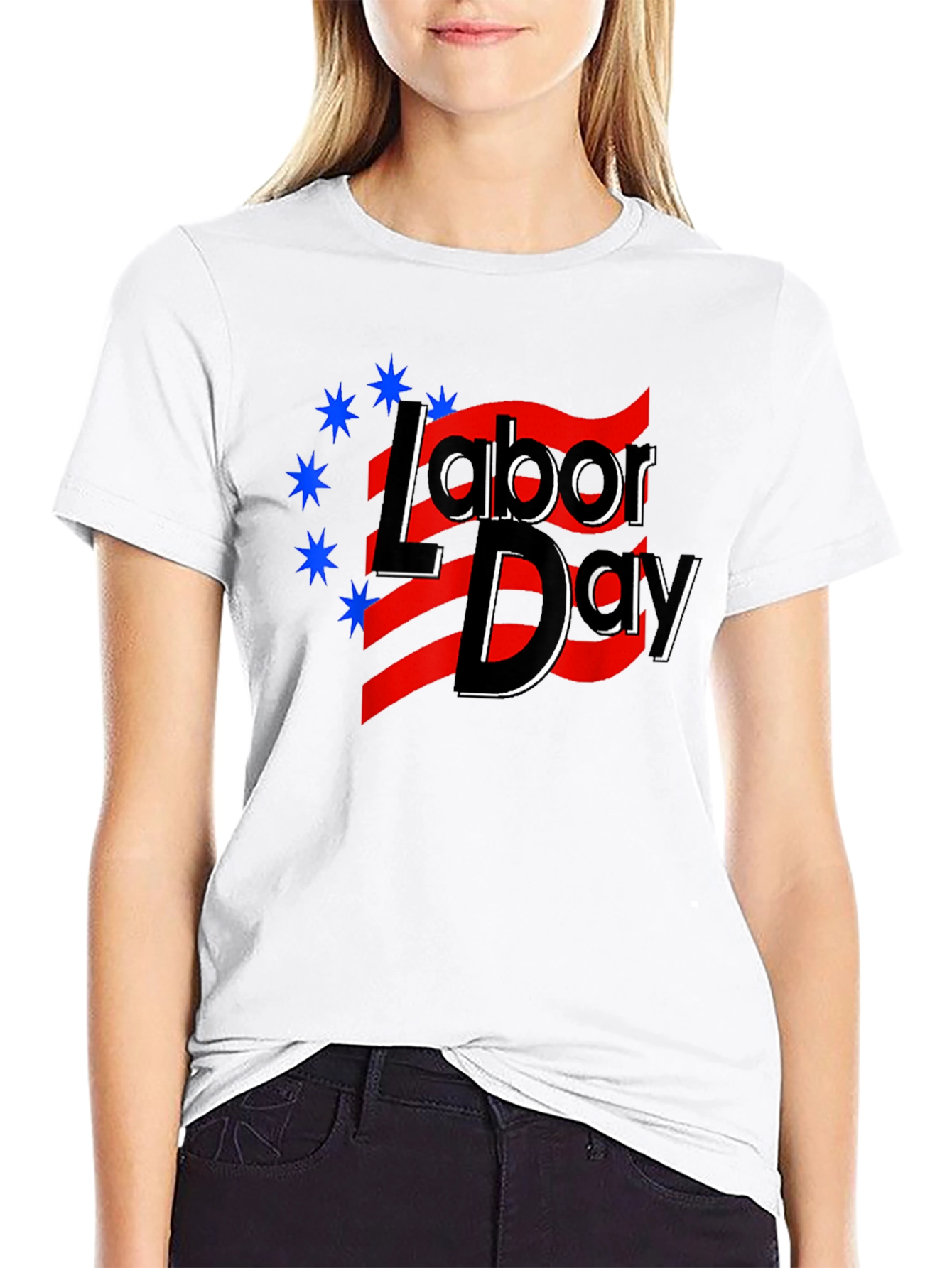 Labor Day T-Shirt - Patriotic Design