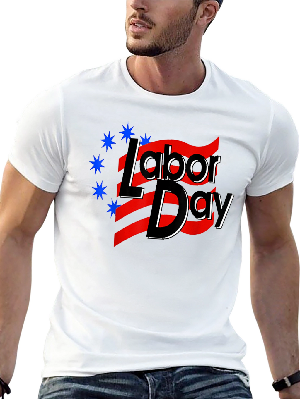 Labor Day T-Shirt - Patriotic Design