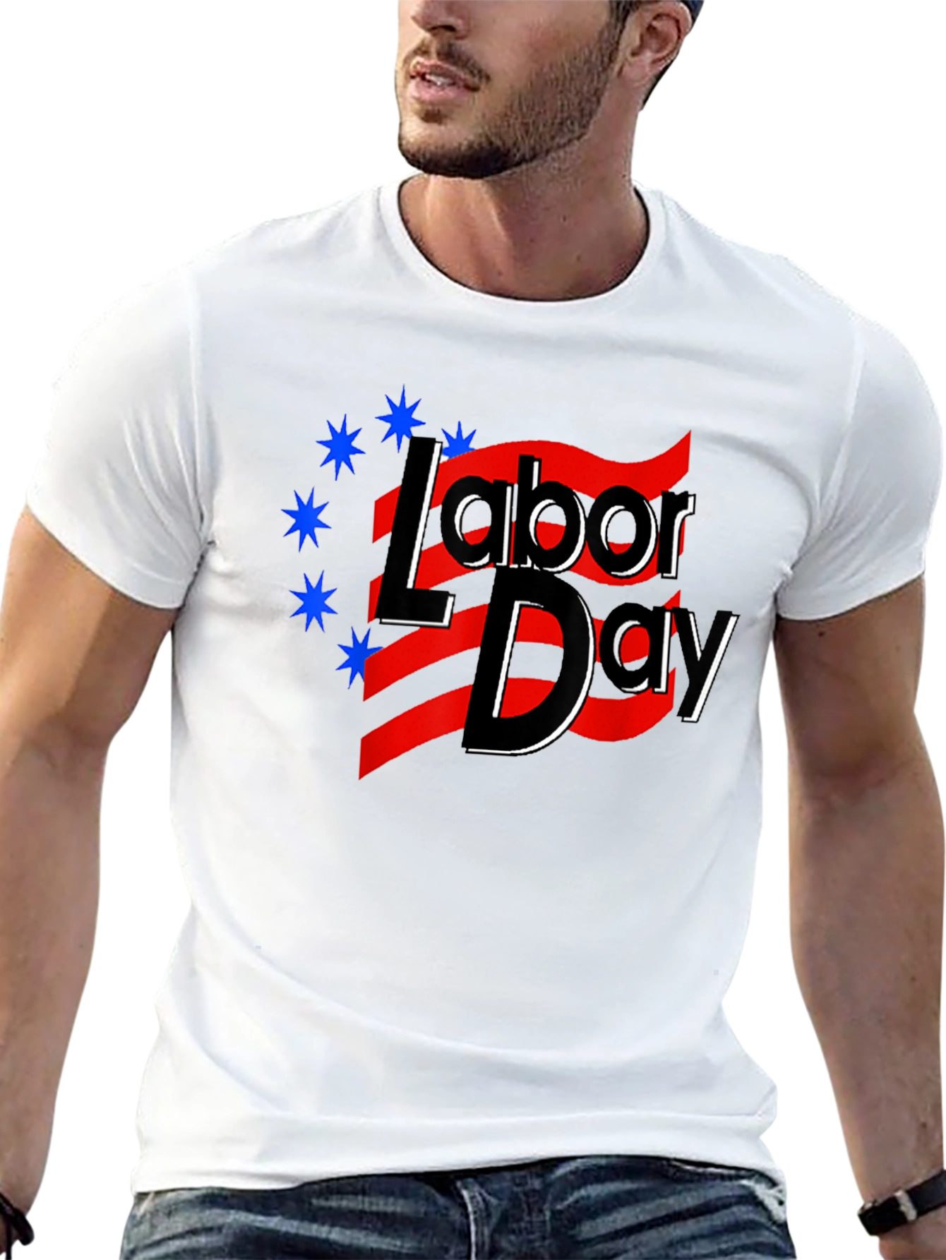 Labor Day T-Shirt - Patriotic Design