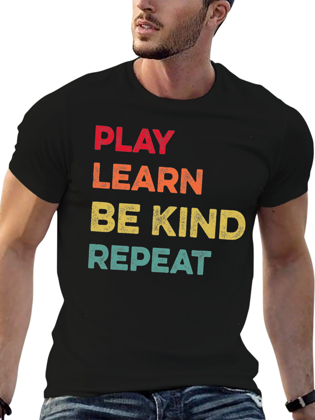 Play Learn Be Kind Repeat T-Shirt