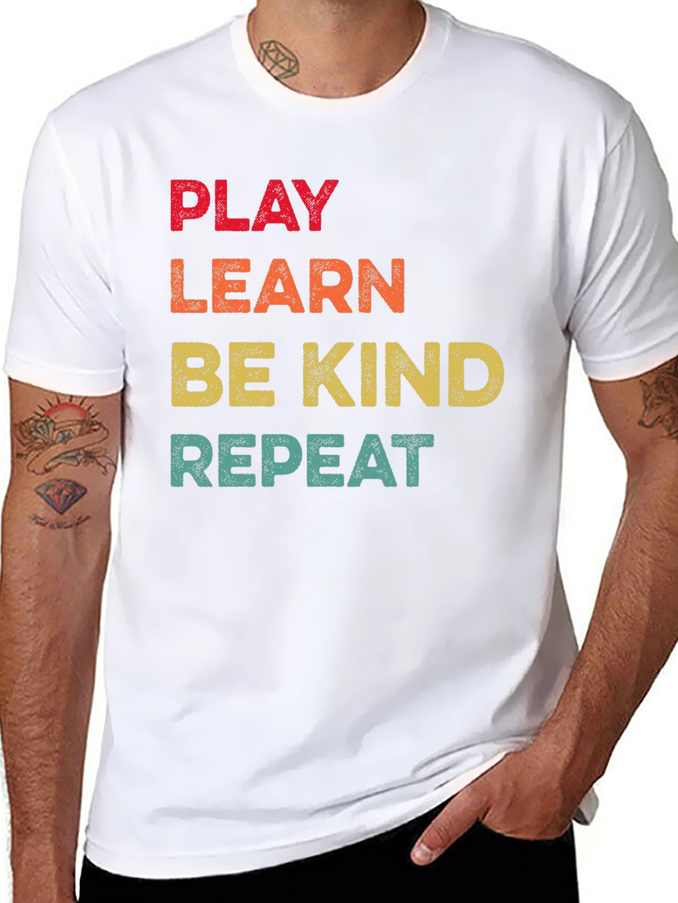 Play Learn Be Kind Repeat T-Shirt