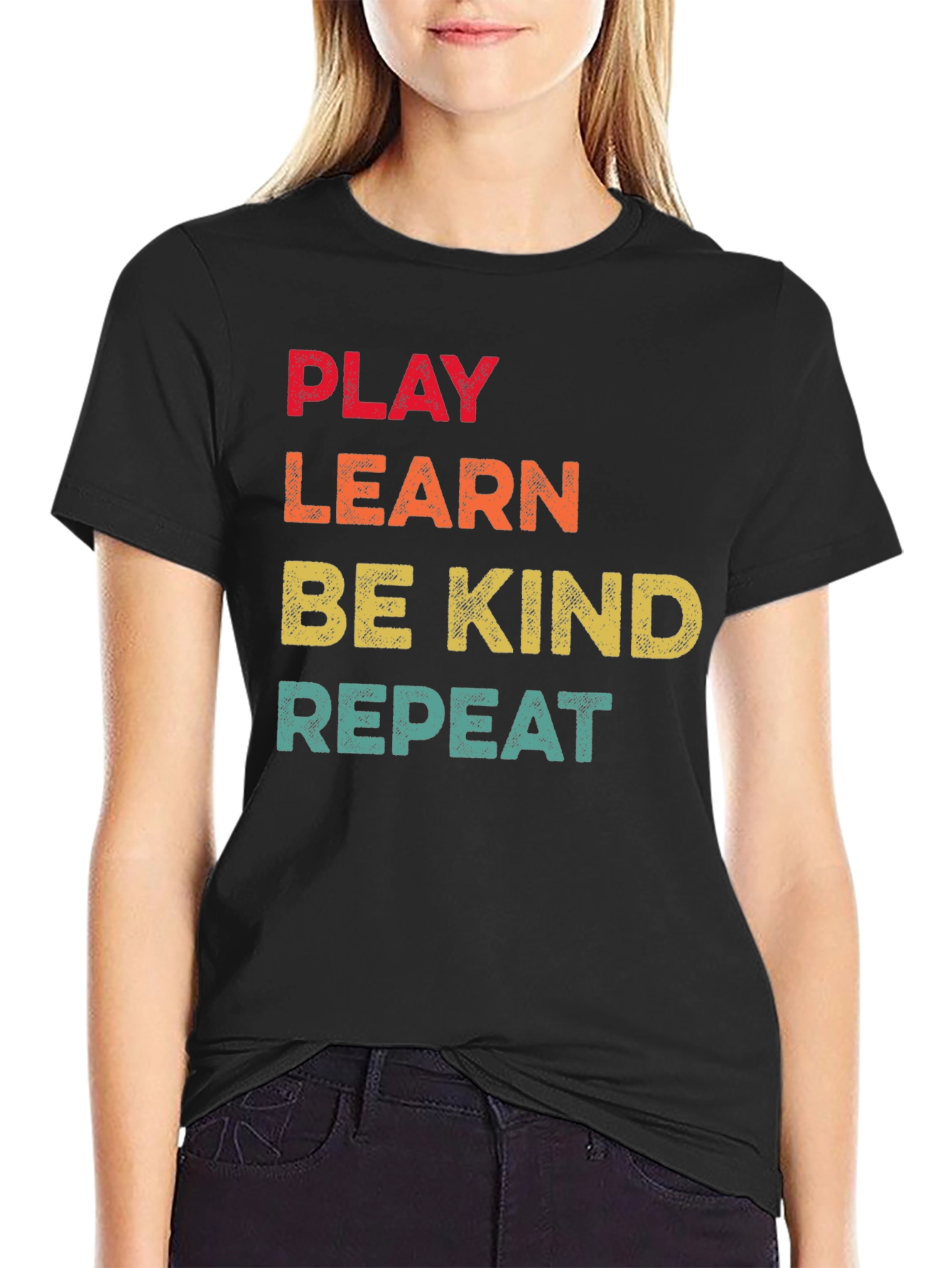 Play Learn Be Kind Repeat T-Shirt