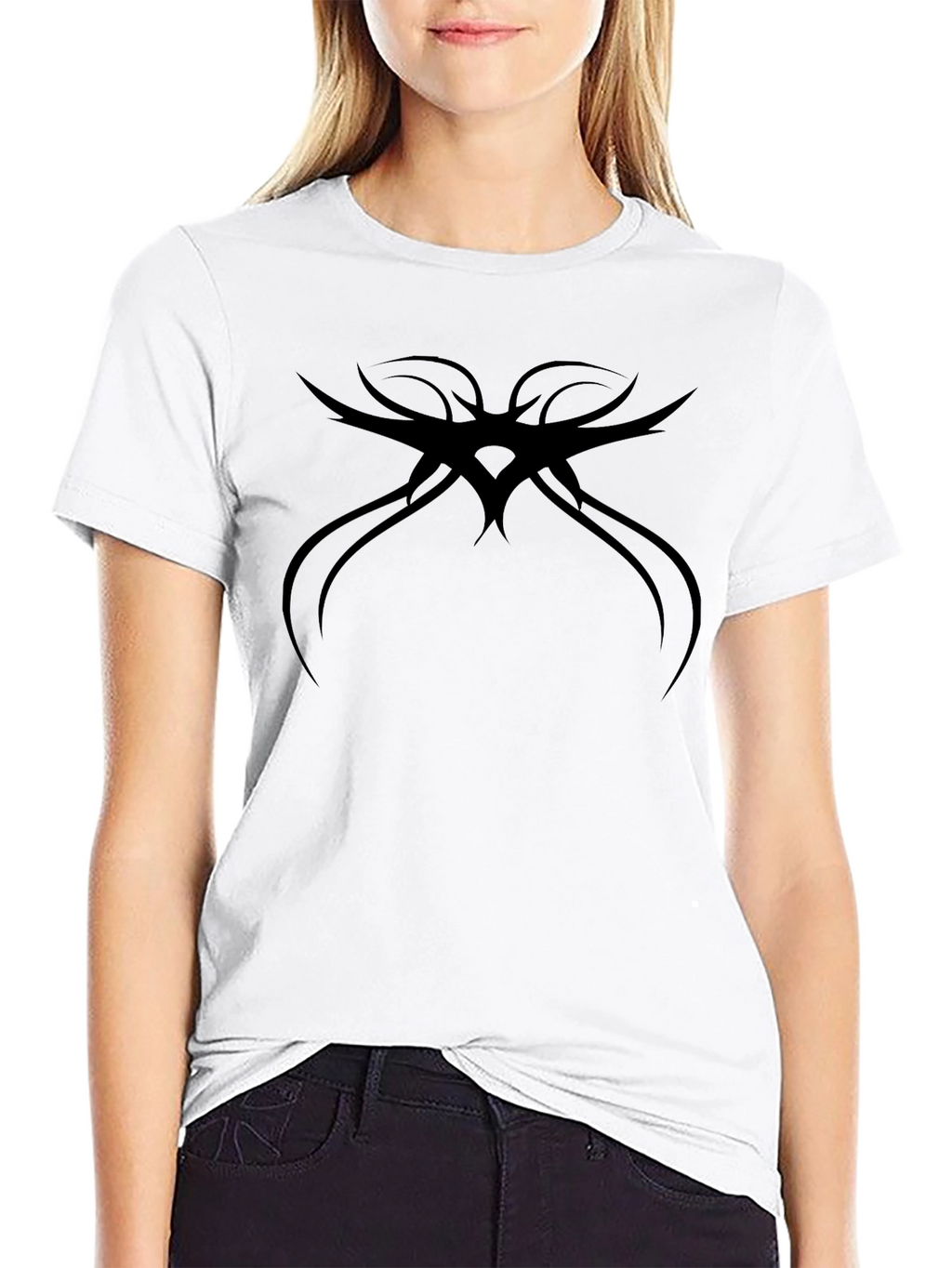 Tribal Graphic Black T-Shirt