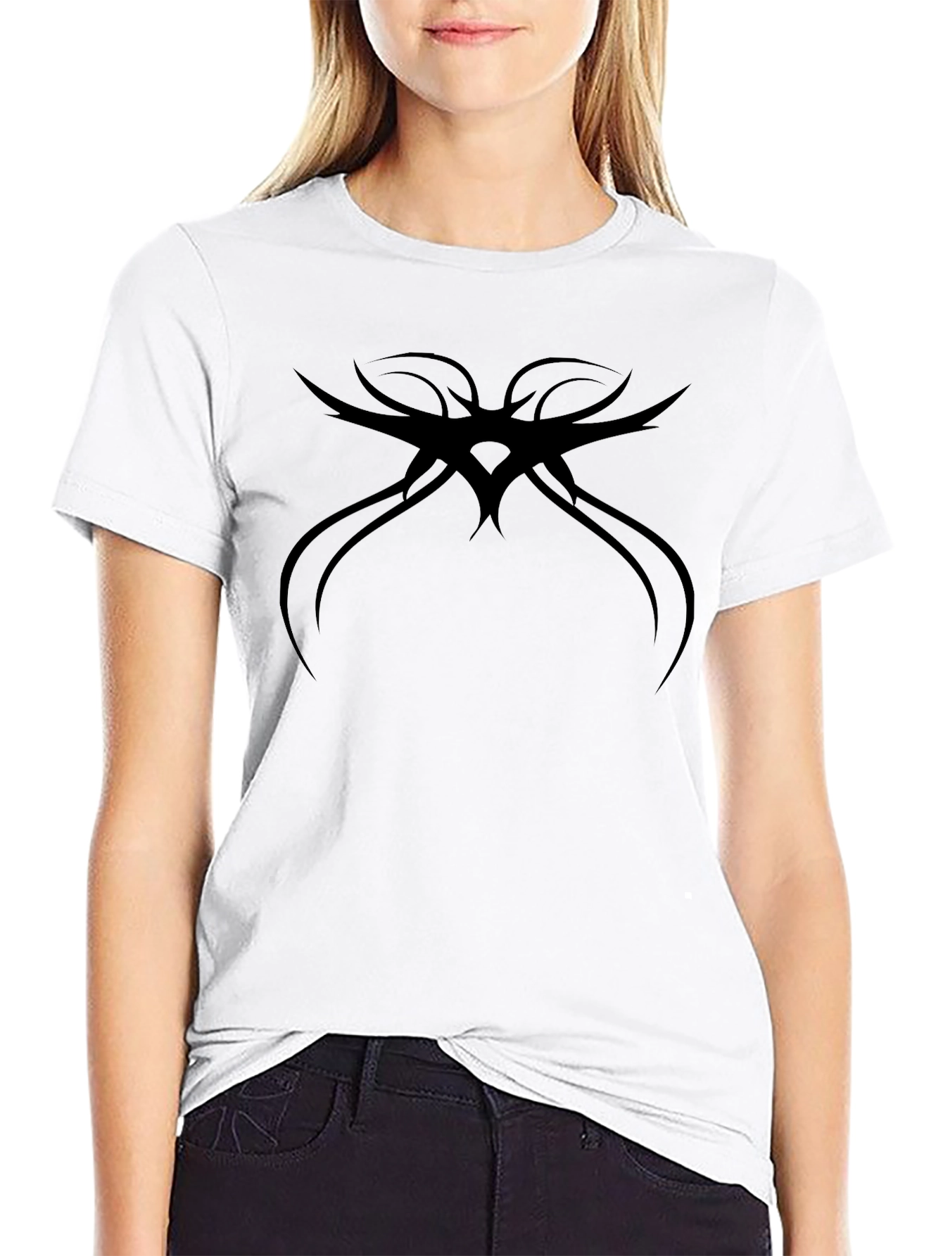 Tribal Graphic Black T-Shirt