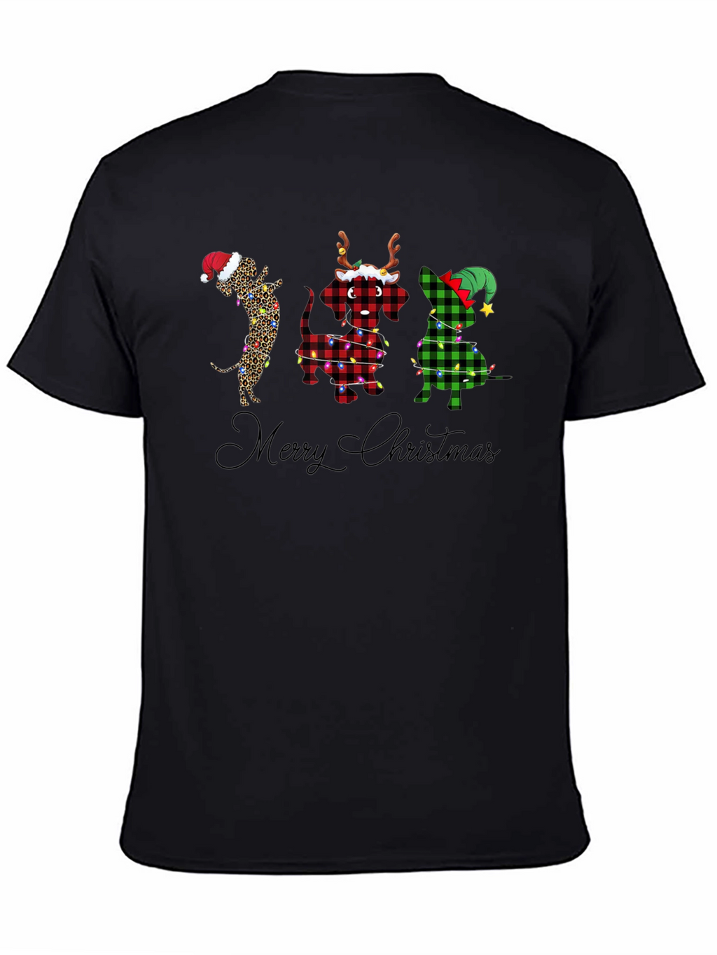 Merry Christmas Dachshunds T-Shirt