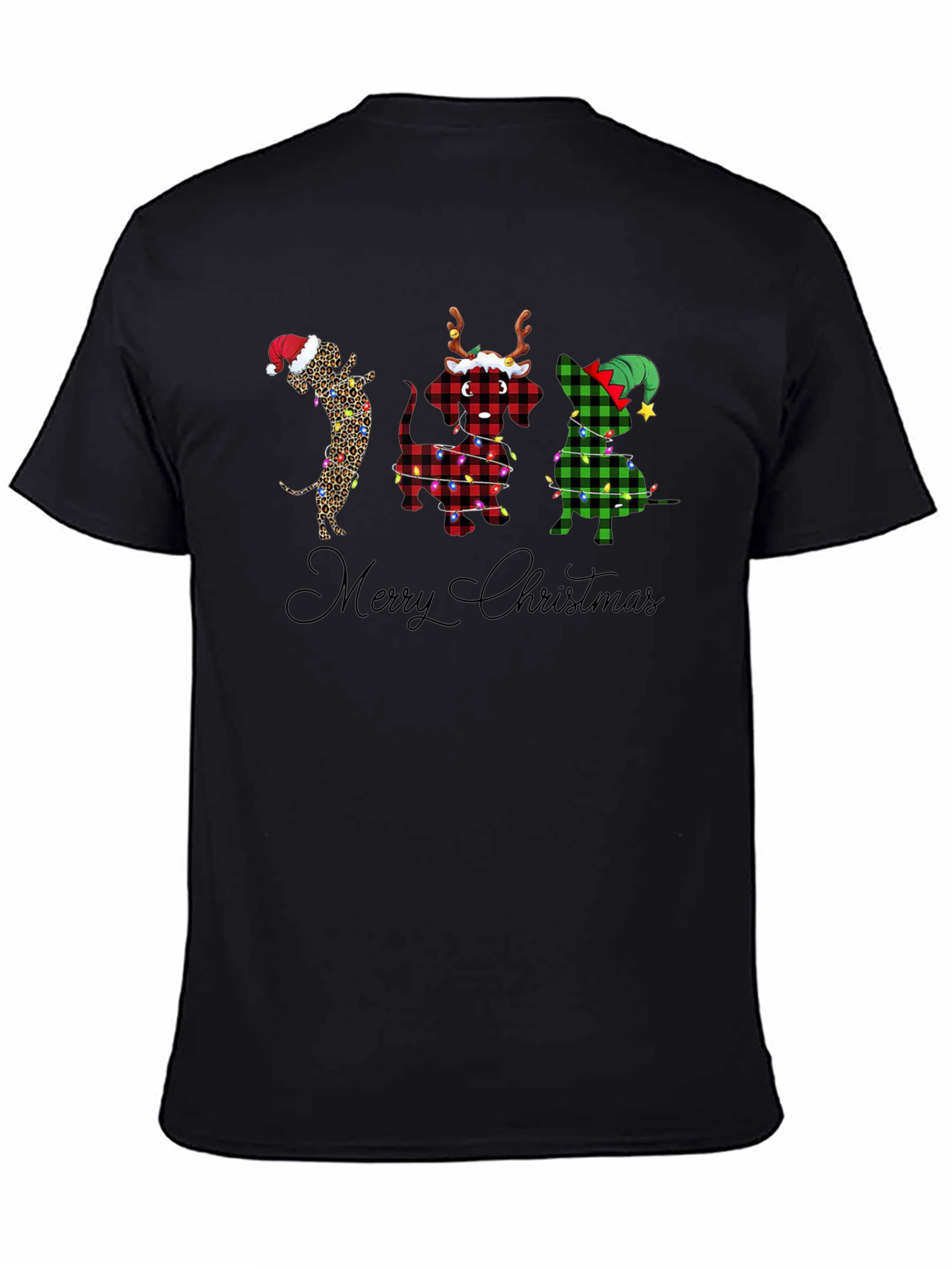 Merry Christmas Dachshunds T-Shirt