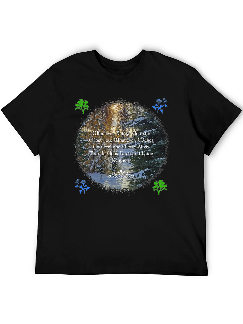 Nature Inspired T-Shirt - Find Your Faith