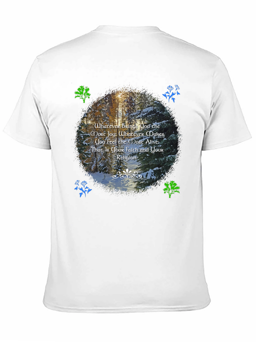 Nature Inspired T-Shirt - Find Your Faith