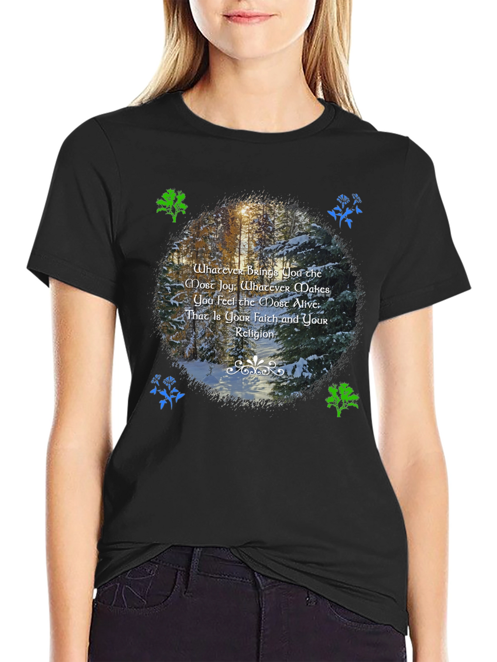 Nature Inspired T-Shirt - Find Your Faith