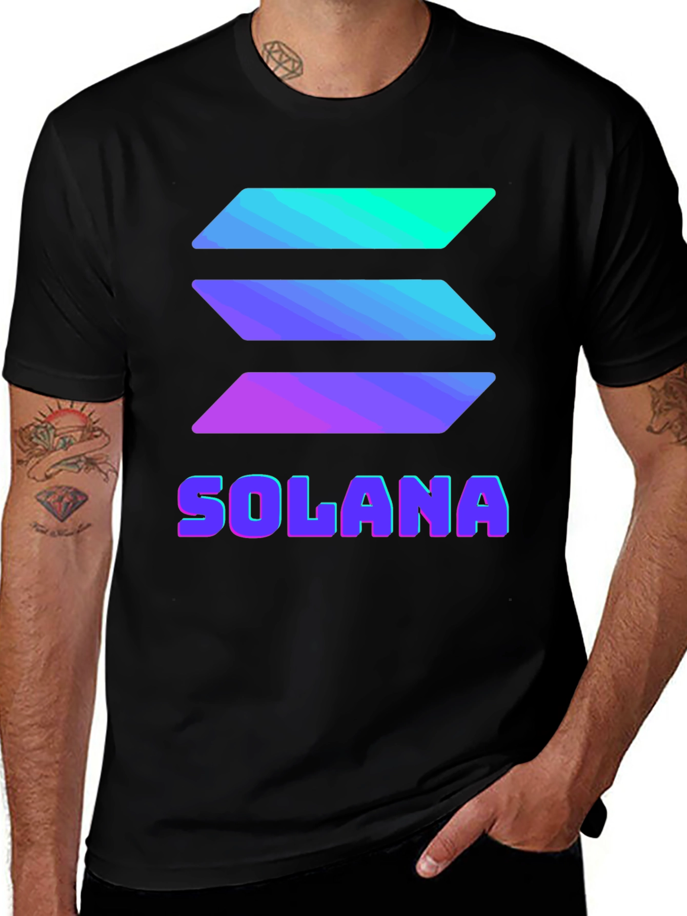 Solana Crypto T-Shirt - Trendy Blockchain Tee