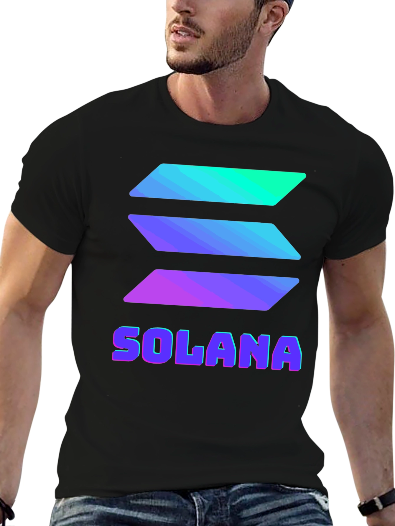 Solana Crypto T-Shirt - Trendy Blockchain Tee