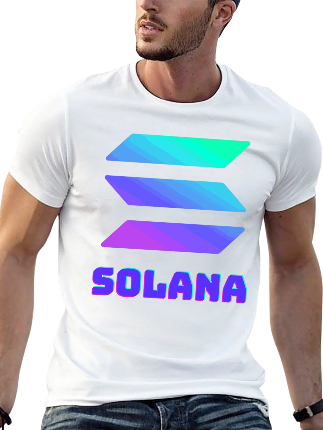 Solana Crypto T-Shirt - Trendy Blockchain Tee