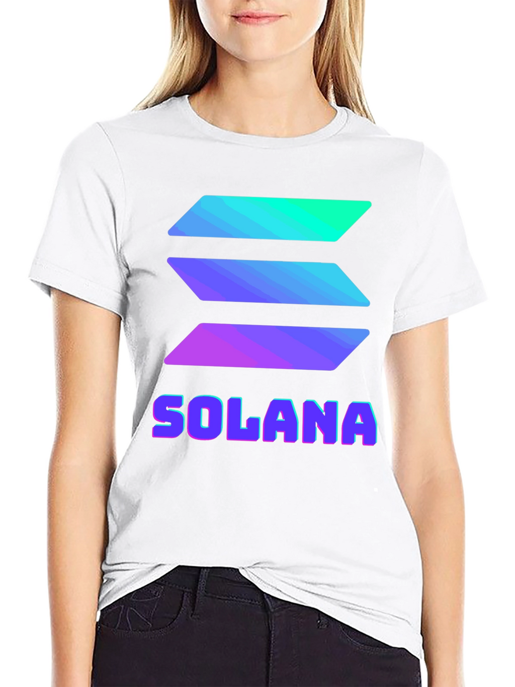 Solana Crypto T-Shirt - Trendy Blockchain Tee