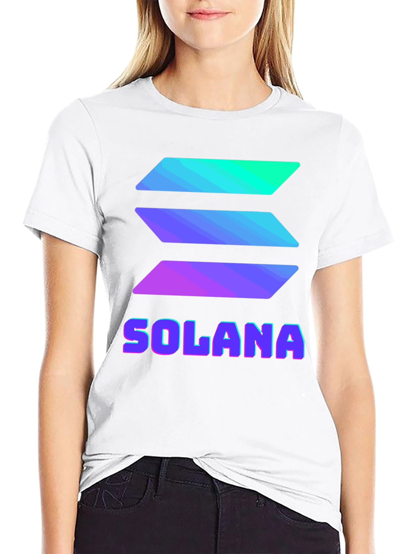 Solana Crypto T-Shirt - Trendy Blockchain Tee