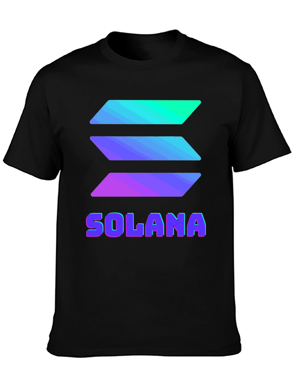 Solana Crypto T-Shirt - Trendy Blockchain Tee