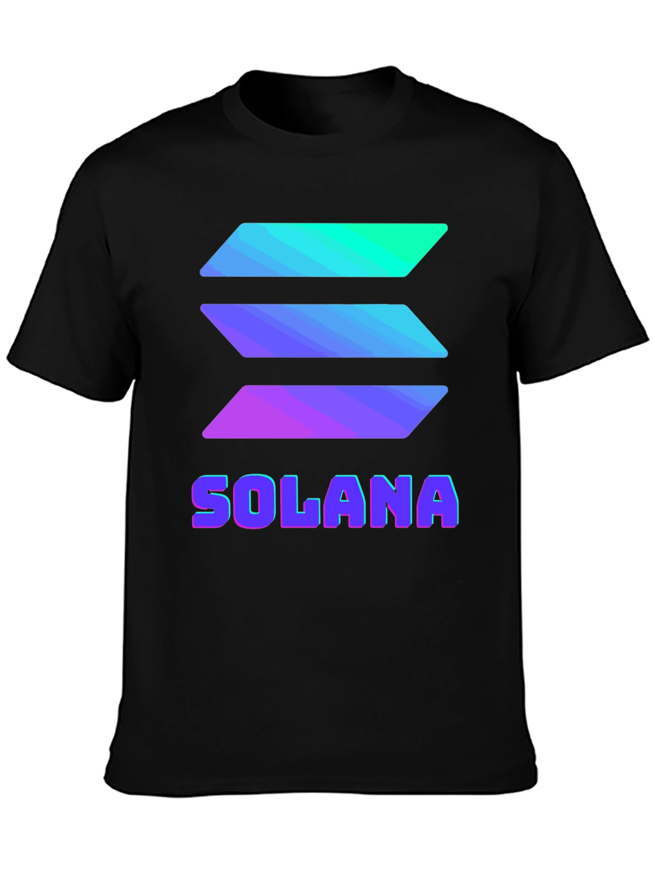 Solana Crypto T-Shirt - Trendy Blockchain Tee