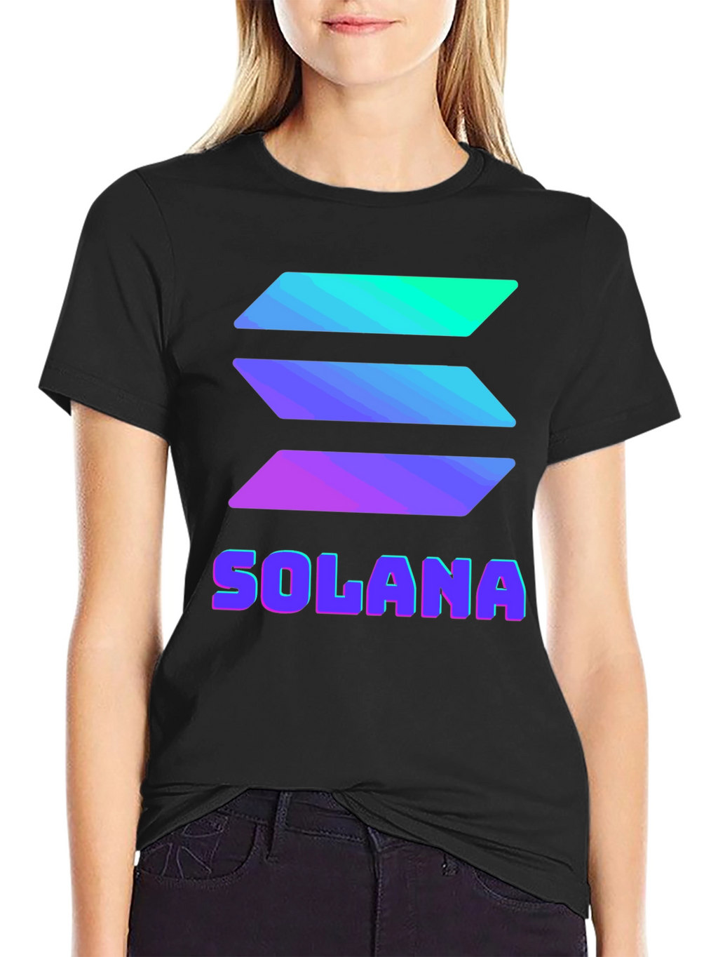 Solana Crypto T-Shirt - Trendy Blockchain Tee