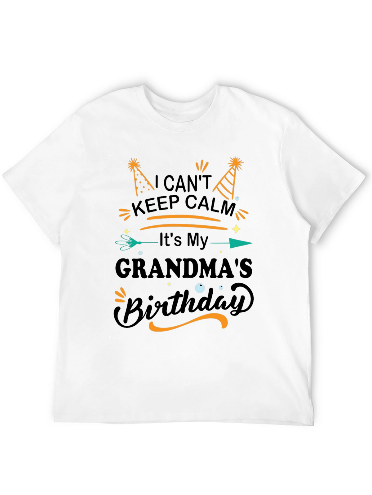 Grandmas Birthday T-Shirt - Keep Calm