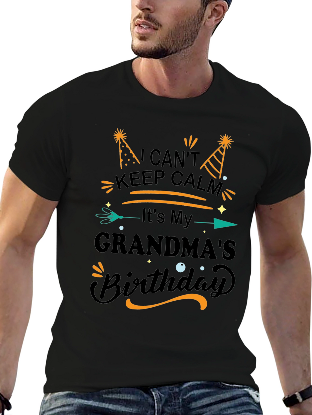 Grandmas Birthday T-Shirt - Keep Calm
