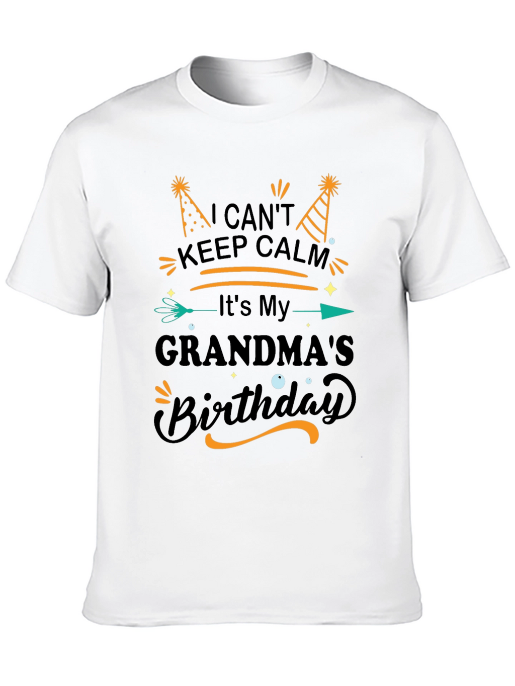 Grandmas Birthday T-Shirt - Keep Calm