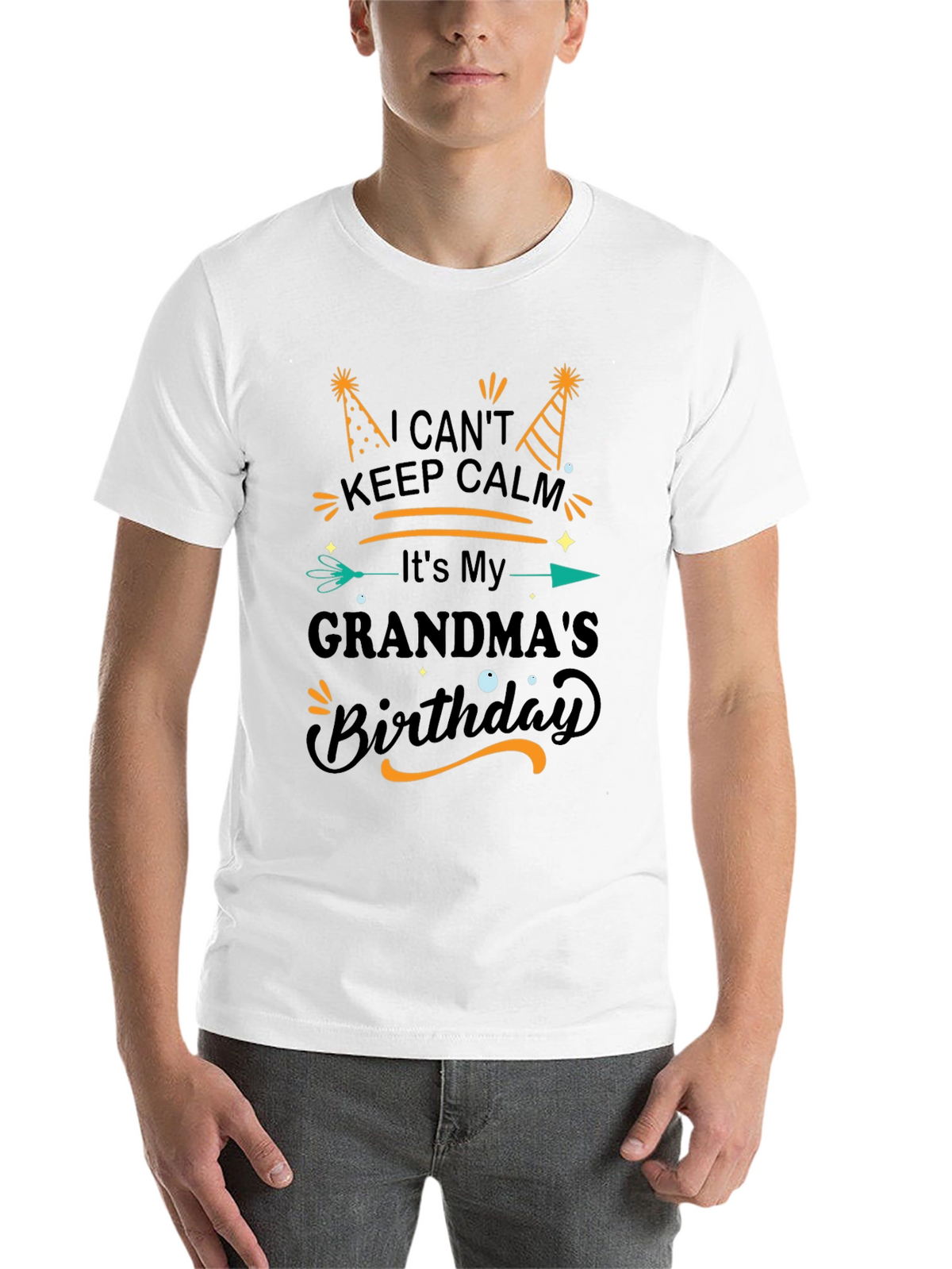 Grandmas Birthday T-Shirt - Keep Calm