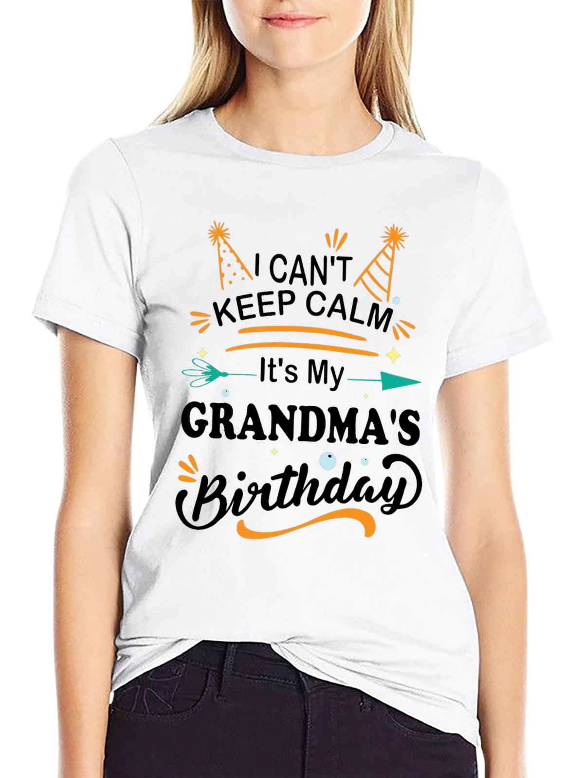 Grandmas Birthday T-Shirt - Keep Calm