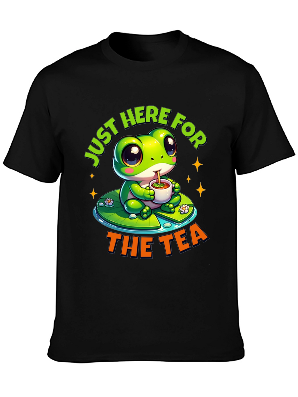 Just Here for the Tea T-Shirt Frog