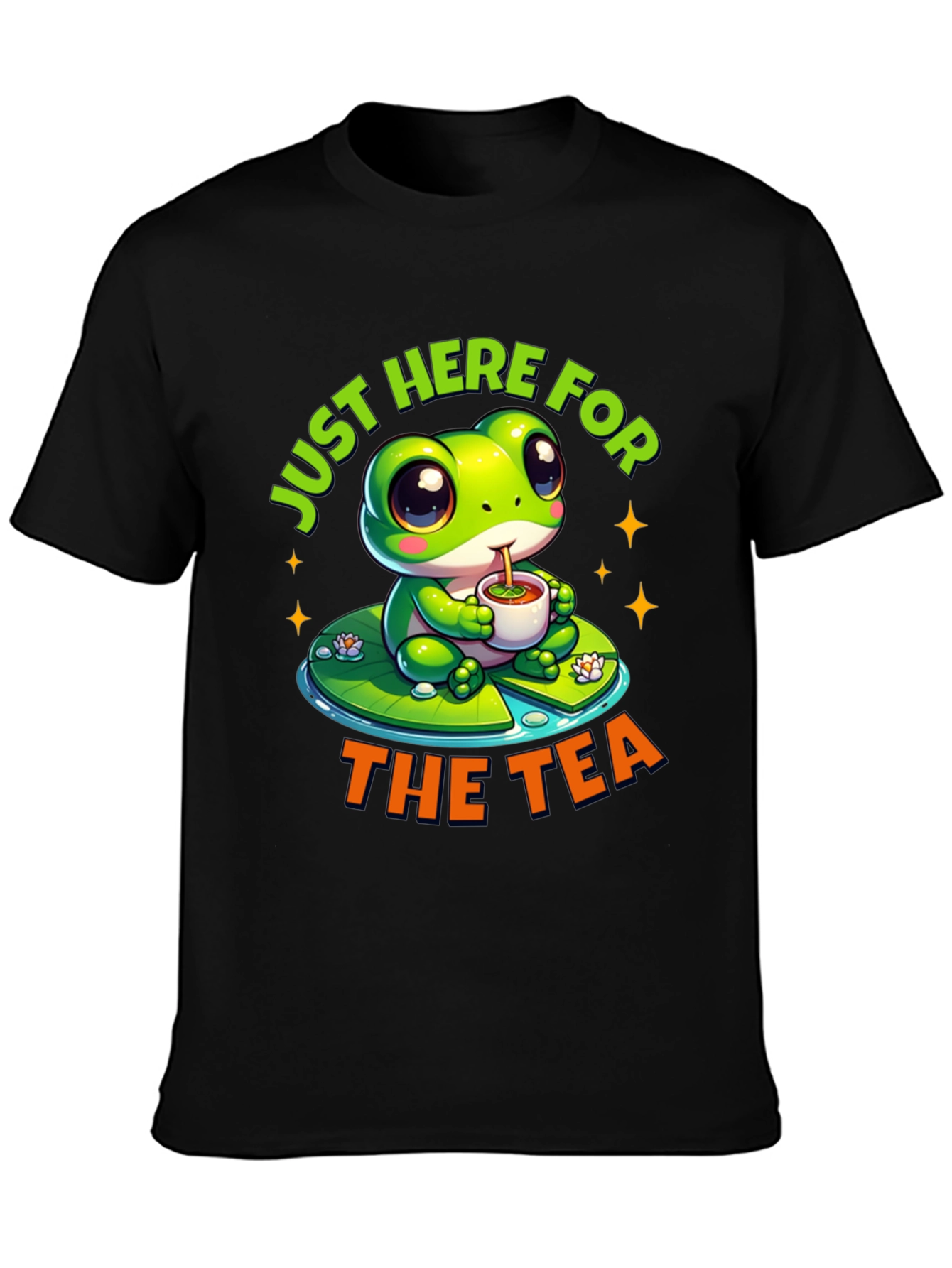 Just Here for the Tea T-Shirt Frog