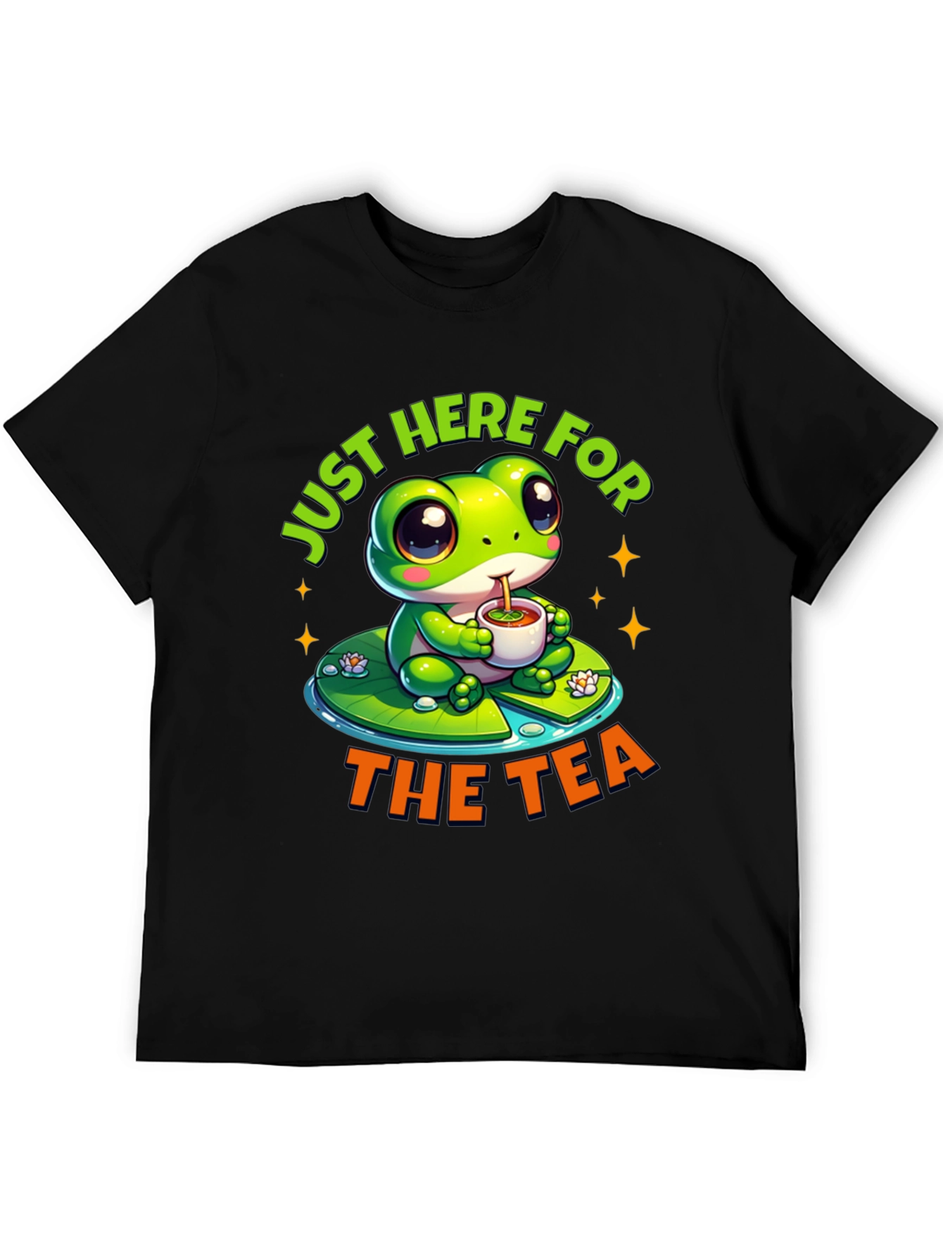 Just Here for the Tea T-Shirt Frog
