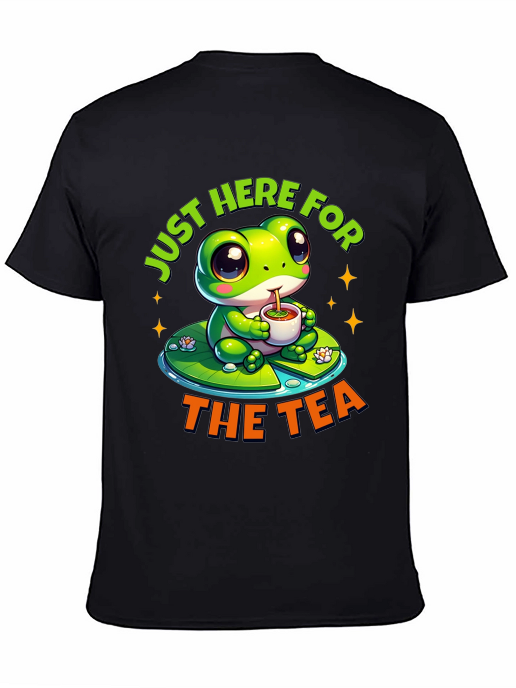 Just Here for the Tea T-Shirt Frog