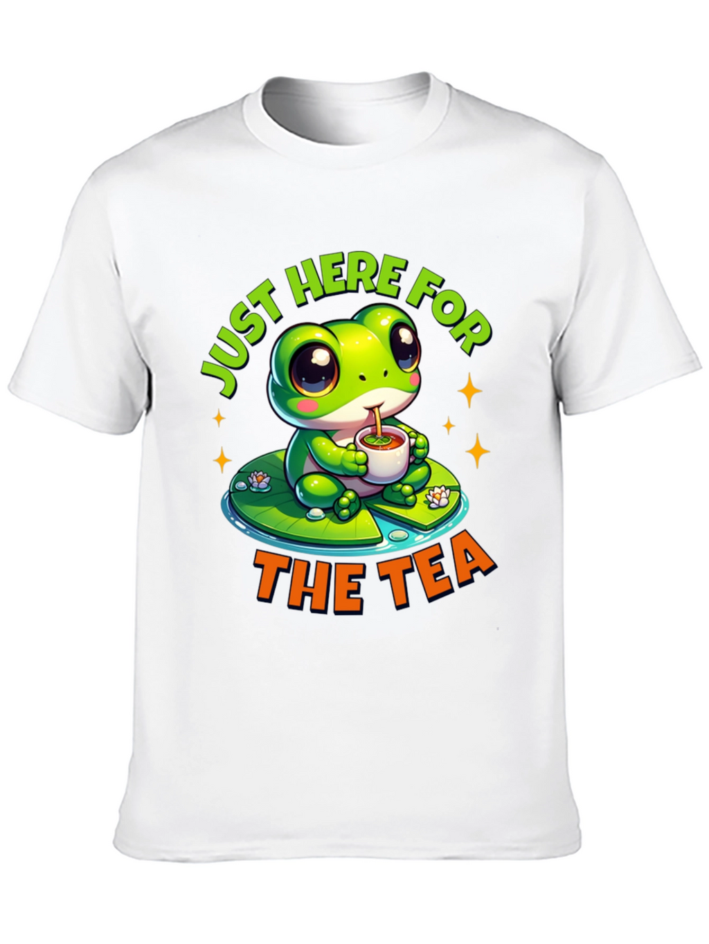 Just Here for the Tea T-Shirt Frog