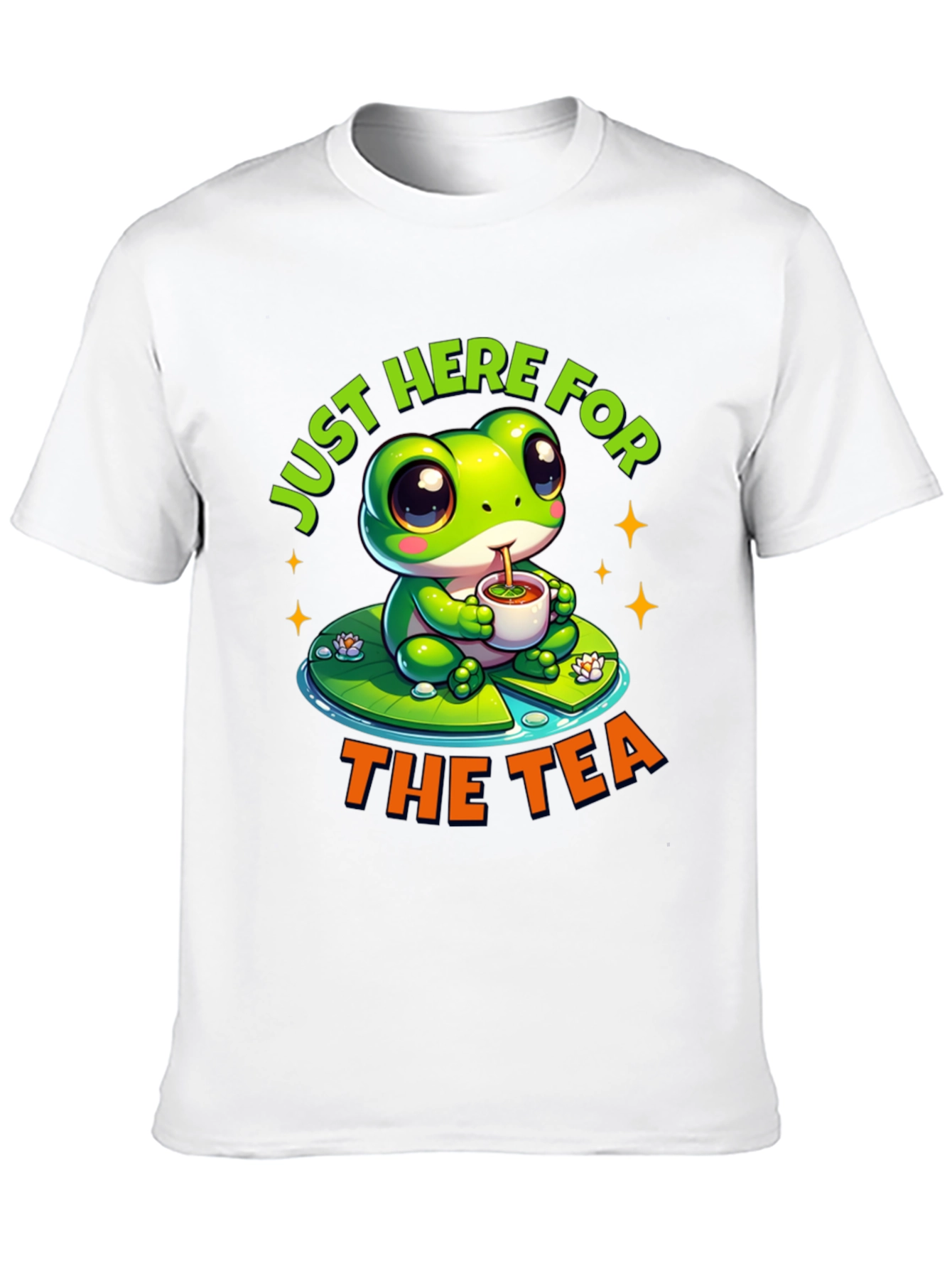 Just Here for the Tea T-Shirt Frog