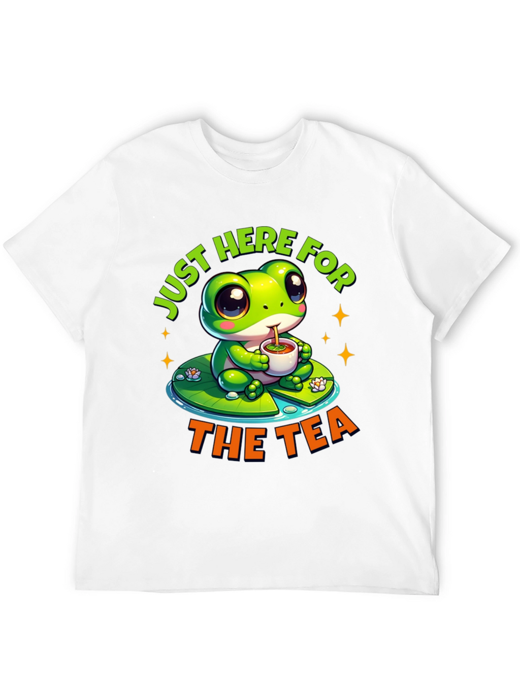 Just Here for the Tea T-Shirt Frog