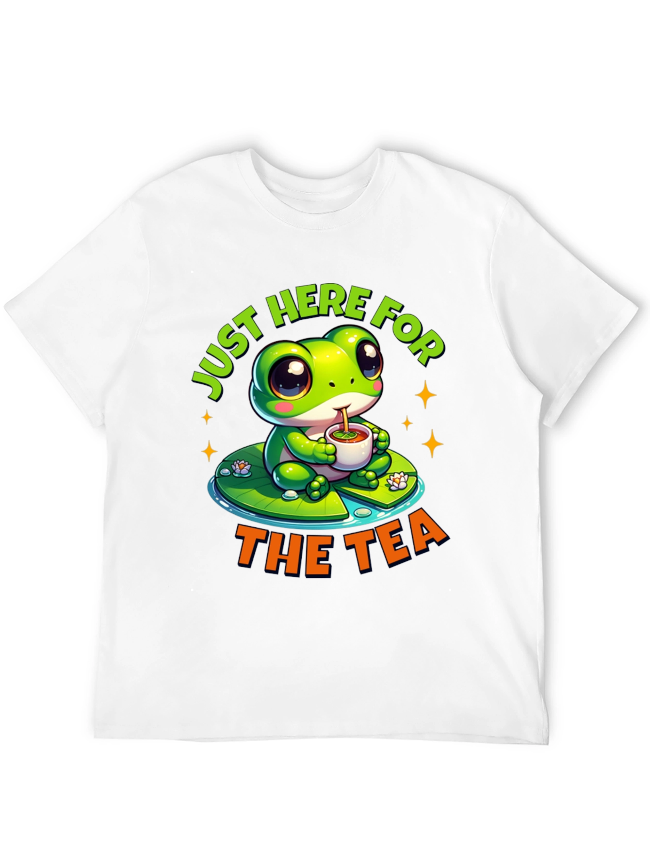 Just Here for the Tea T-Shirt Frog