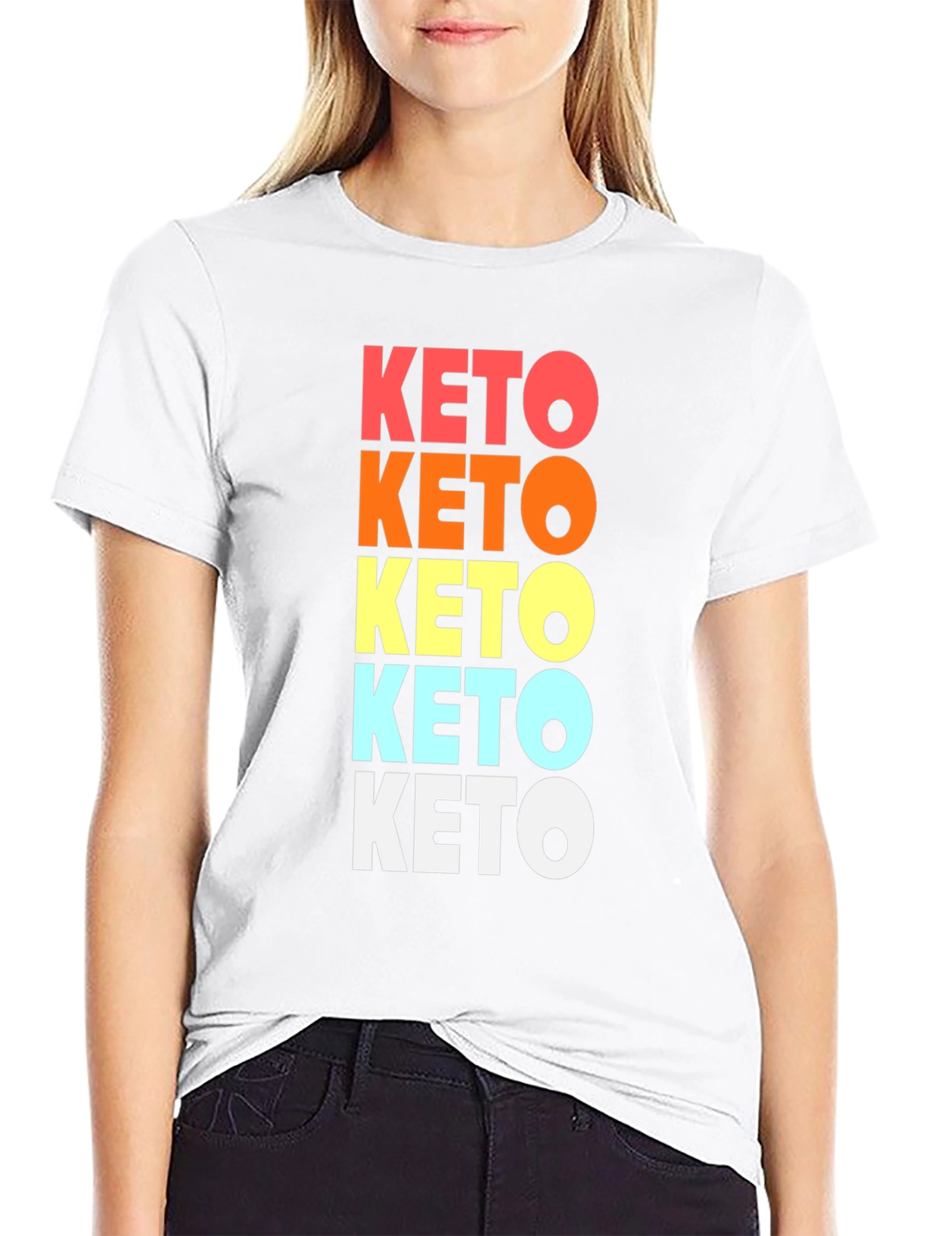 KETO Stacked Mens Tee - Stylish & Comfortable