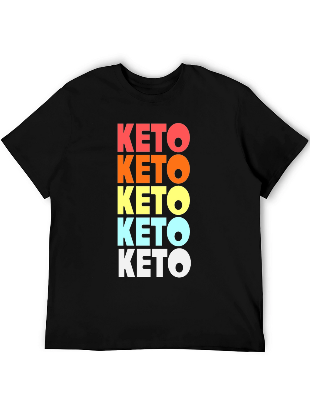 KETO Stacked Mens Tee - Stylish & Comfortable
