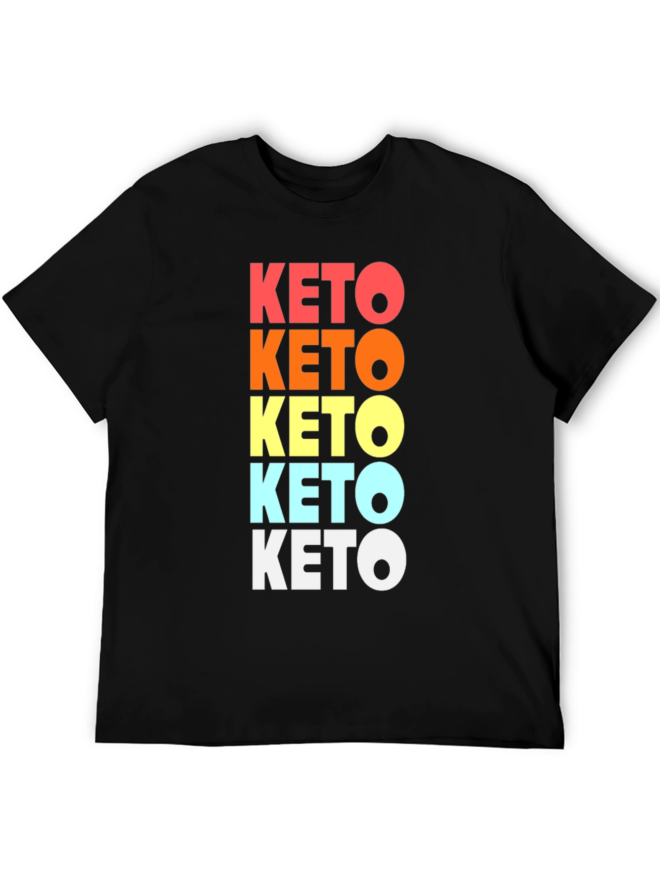 KETO Stacked Mens Tee - Stylish & Comfortable