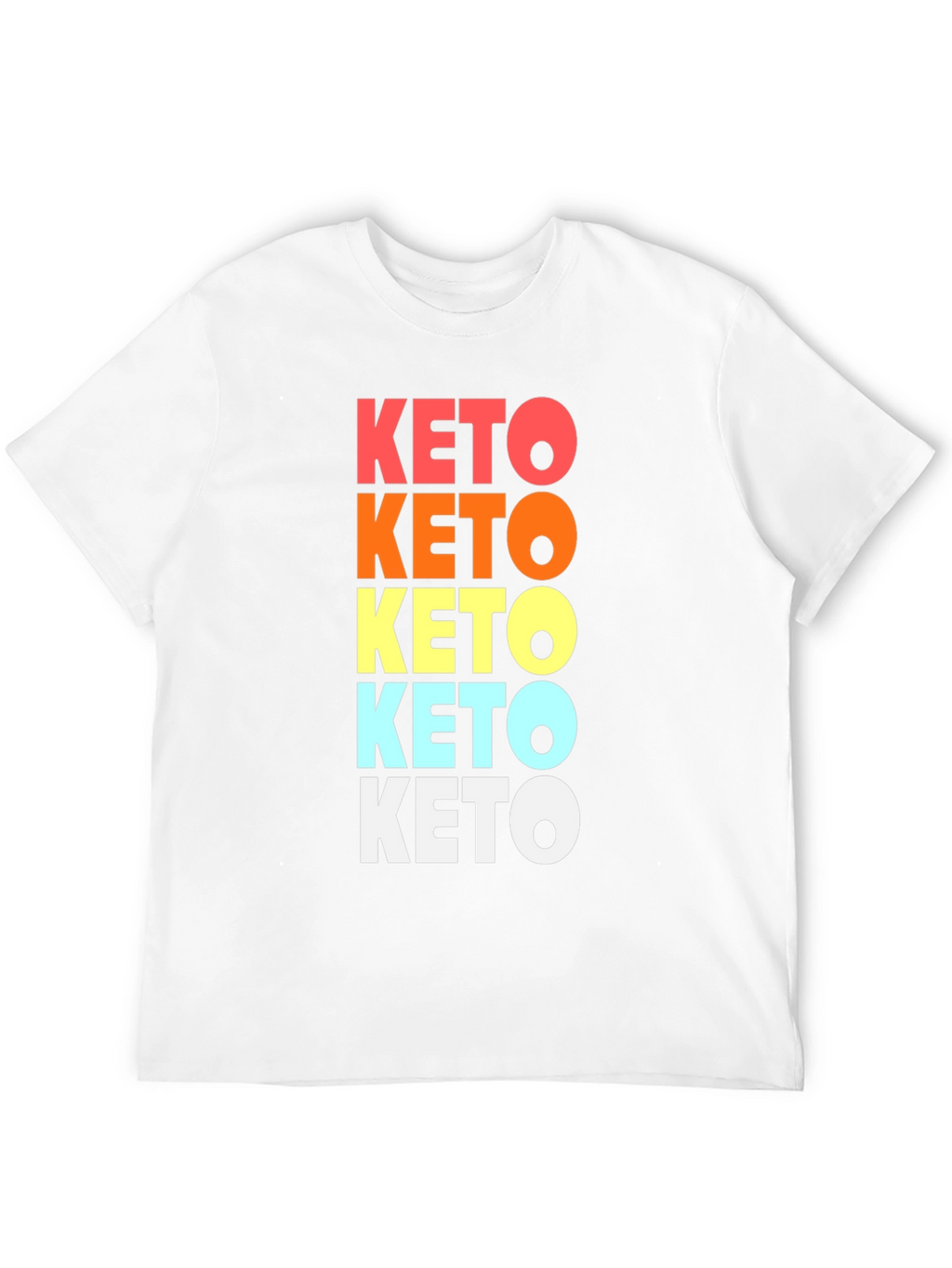 KETO Stacked Mens Tee - Stylish & Comfortable