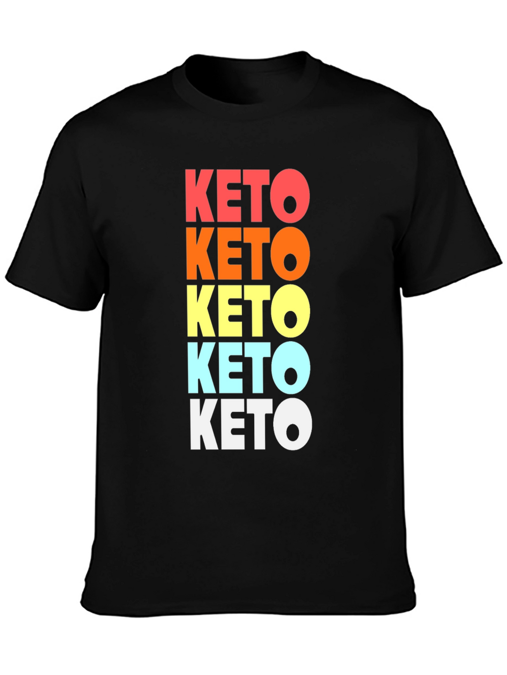 KETO Stacked Mens Tee - Stylish & Comfortable