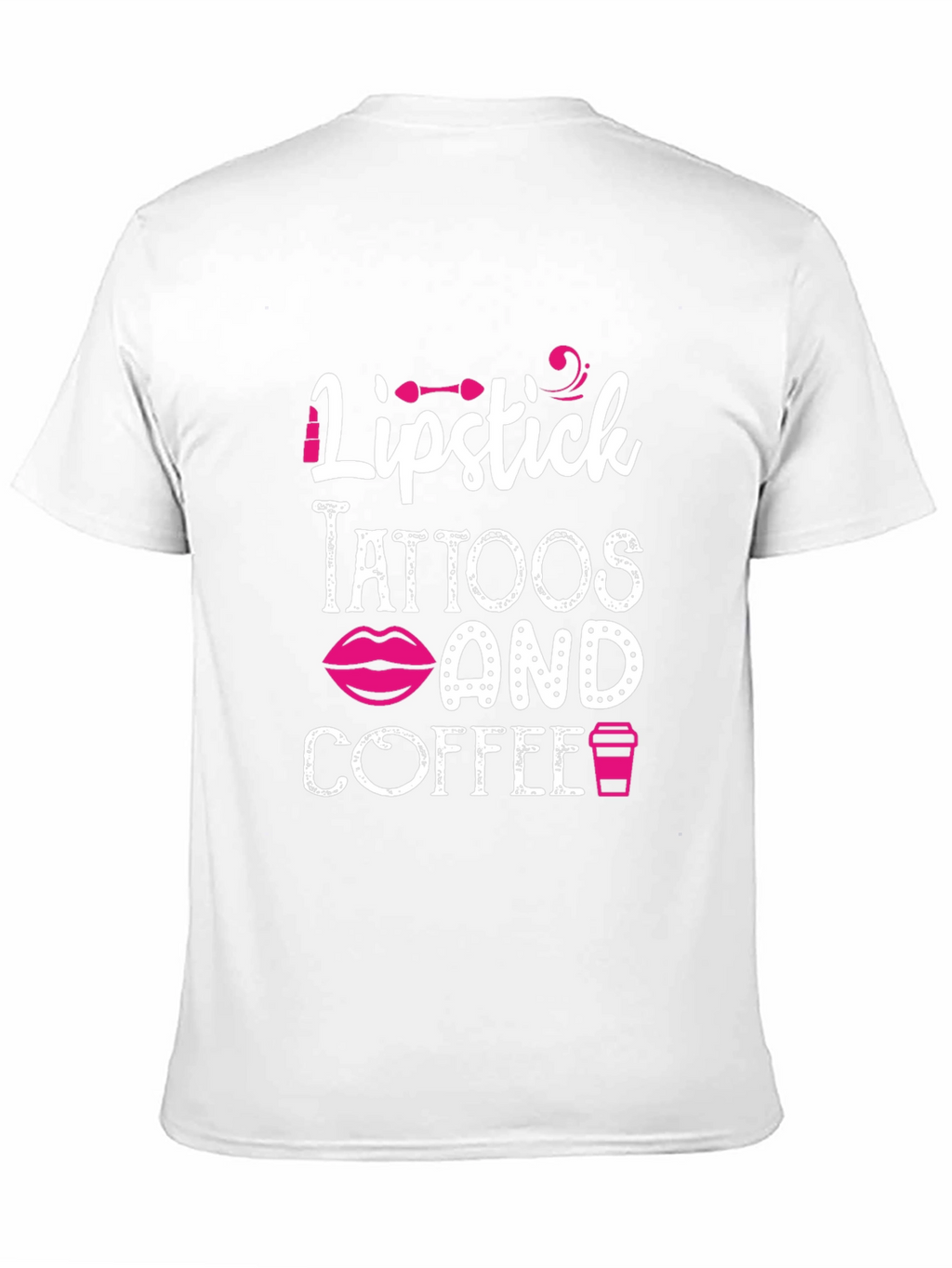 Lipstick Tattoos Coffee Graphic Tee