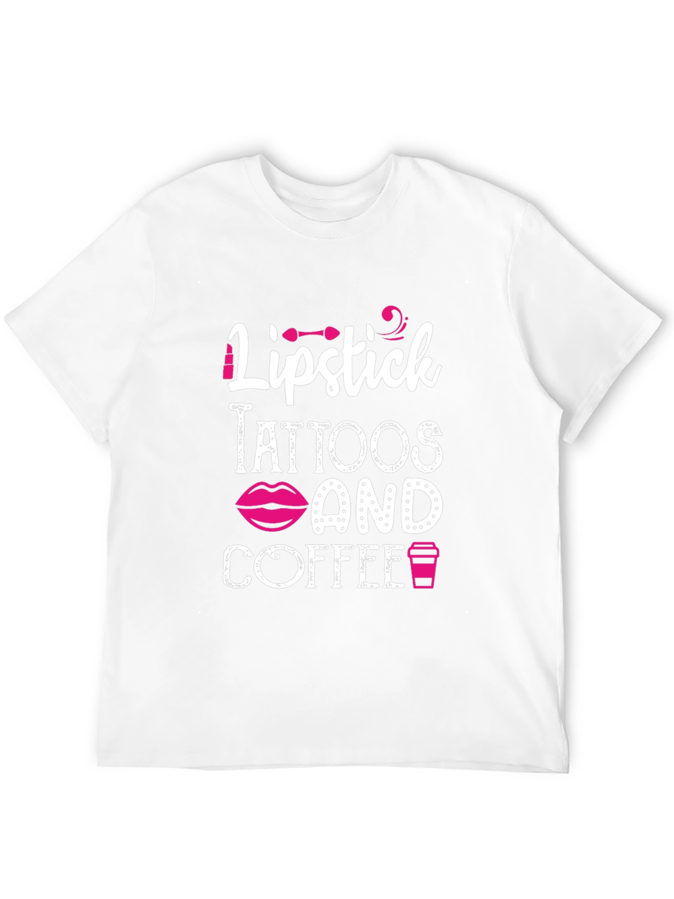 Lipstick Tattoos Coffee Graphic Tee